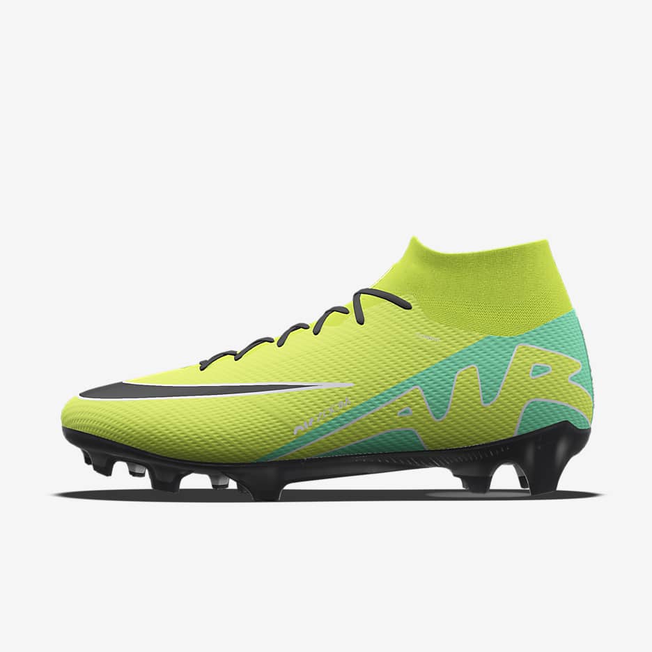 Calzado de futbol para terreno firme Nike Mercurial Superfly 9 Elite By You. Nike